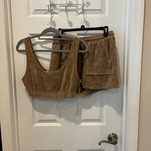 Zara Tan Terry Cloth Set